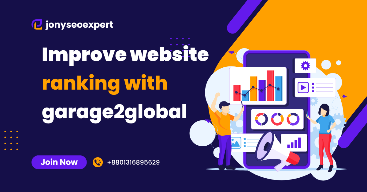 Improve website ranking with garage2global.
