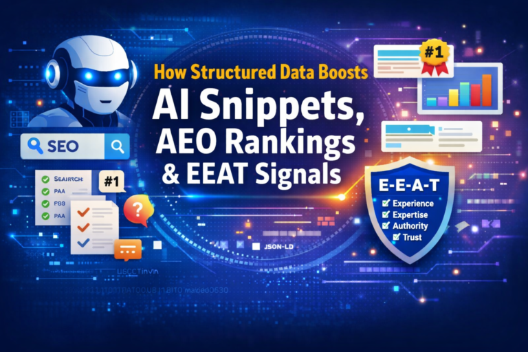 How Structured Data Boosts AI Snippets, AEO Rankings & EEAT Signals