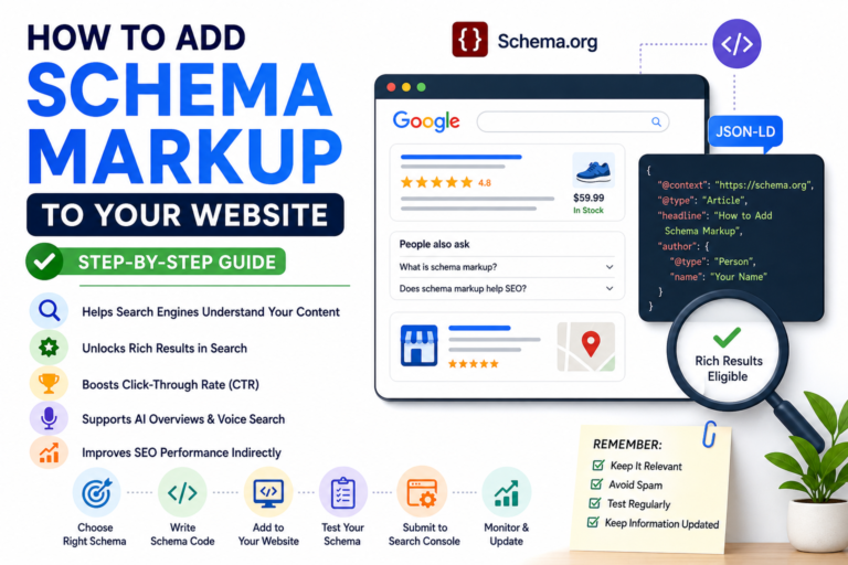 How to Add Schema Markup to Your Website (Step-by-Step)