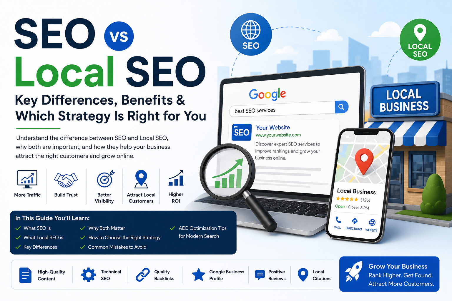 What is the Difference Between SEO and Local SEO